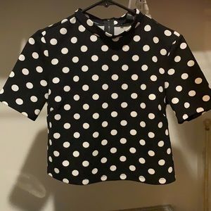 Forever 21 polka dotted crop top